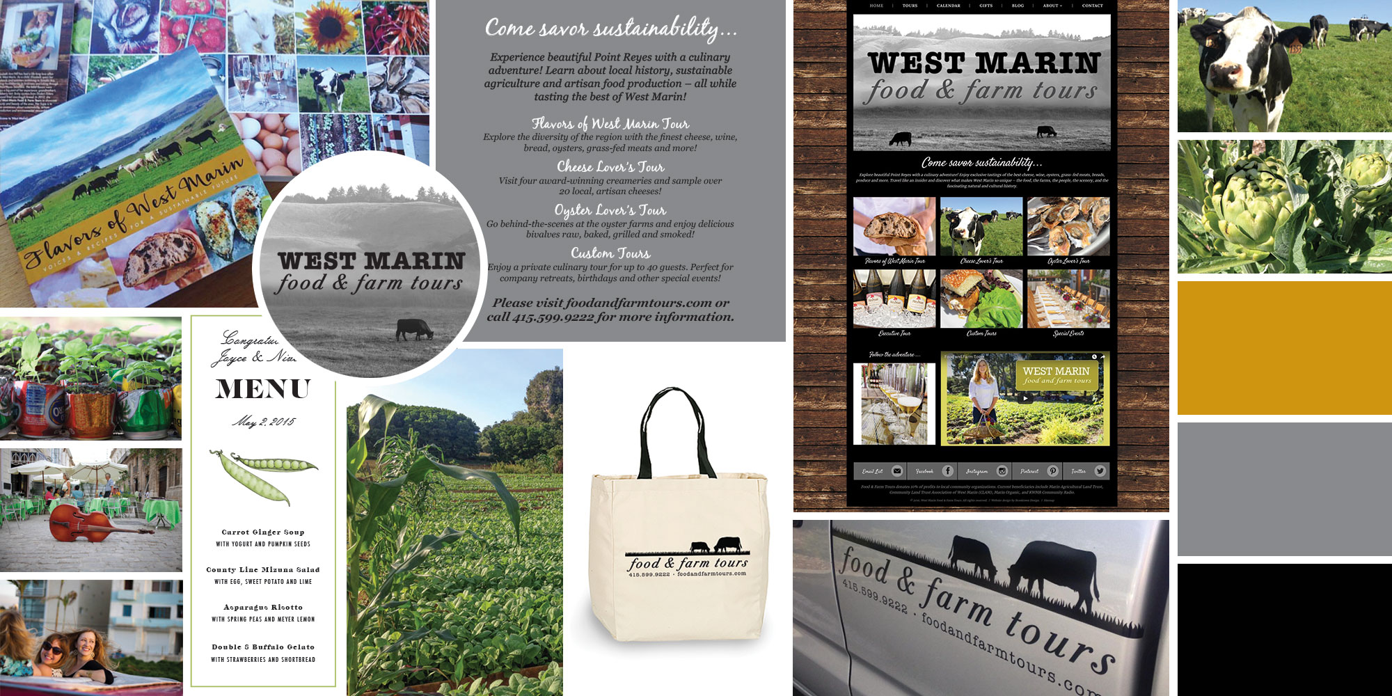 Food and Farm Tours project collage